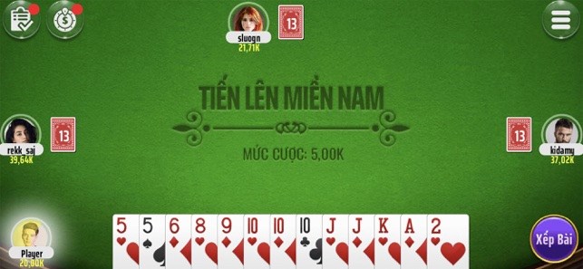 Khám Phá Tiến Lên Miền Nam Online Đổi Thưởng Trò Chơi Vui Nhộn Không Thể Bỏ Qua 1 Tải game Tiến Lên Miền Nam Offline - Đánh bài Tiến Lên miễn phí trên điện thoại | Hướng dẫn cách chơi